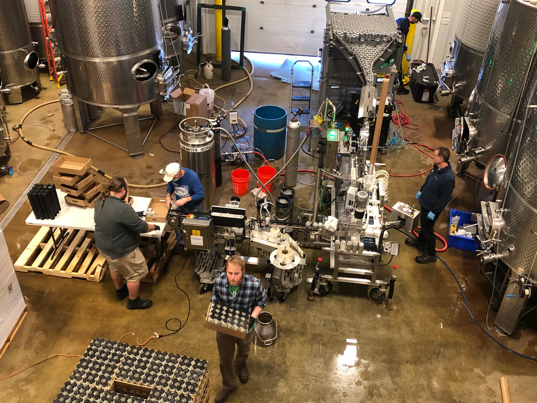 Picture of winery during canning